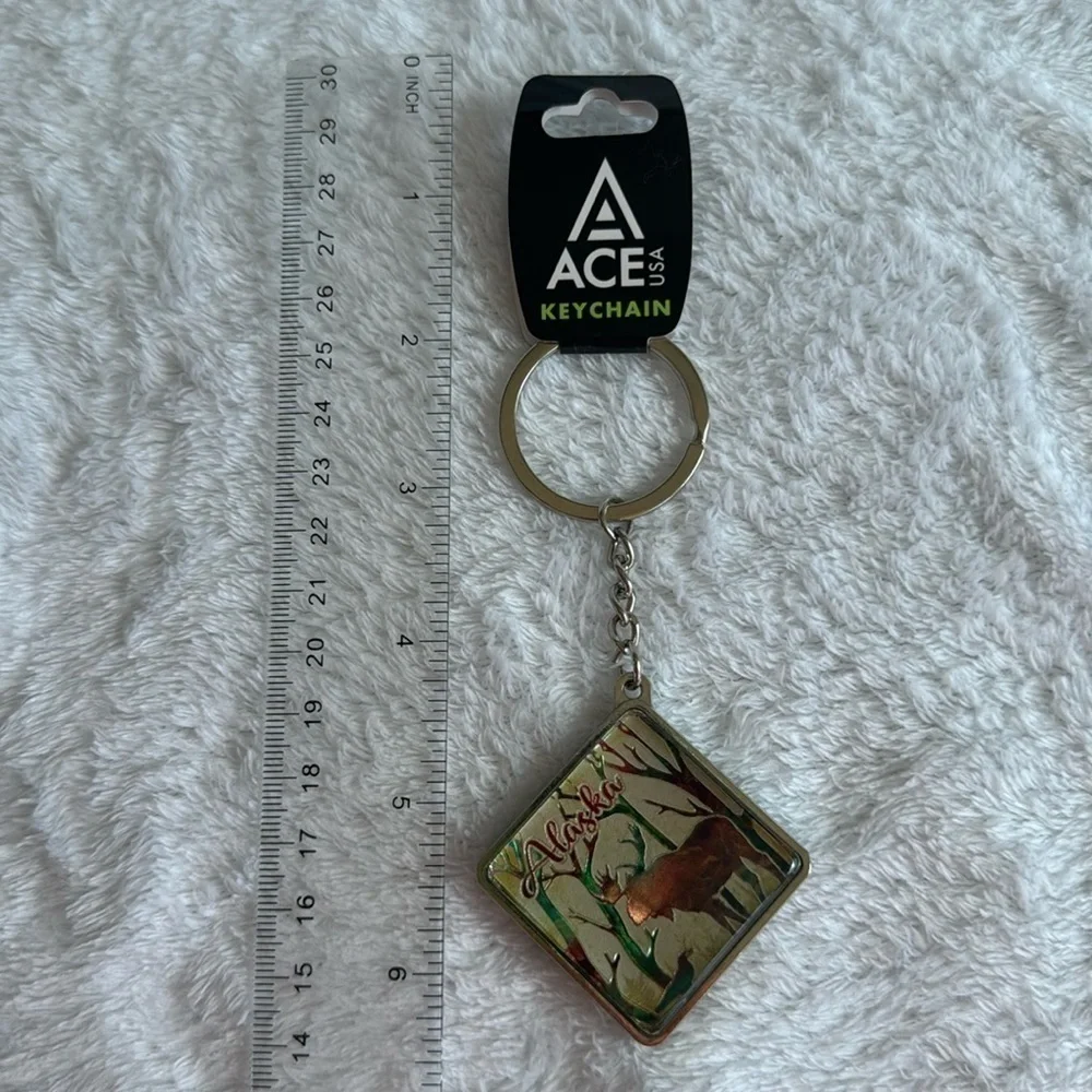 Alaskan Moose Keychain NWT